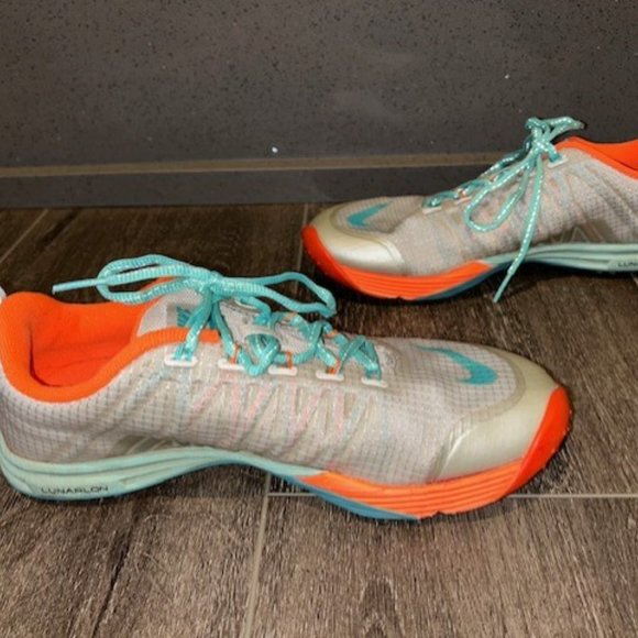 Nike Womens Lunar Cross Element 653528-004 Gray Running Shoes Sneakers Size 8 - Picture 3 of 7